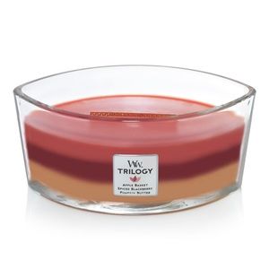 Woodwick Autumn Harvest Trilogy Ellipse Candle